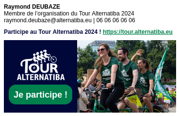 Aperçu de signature : Tour Alternatiba 2024
